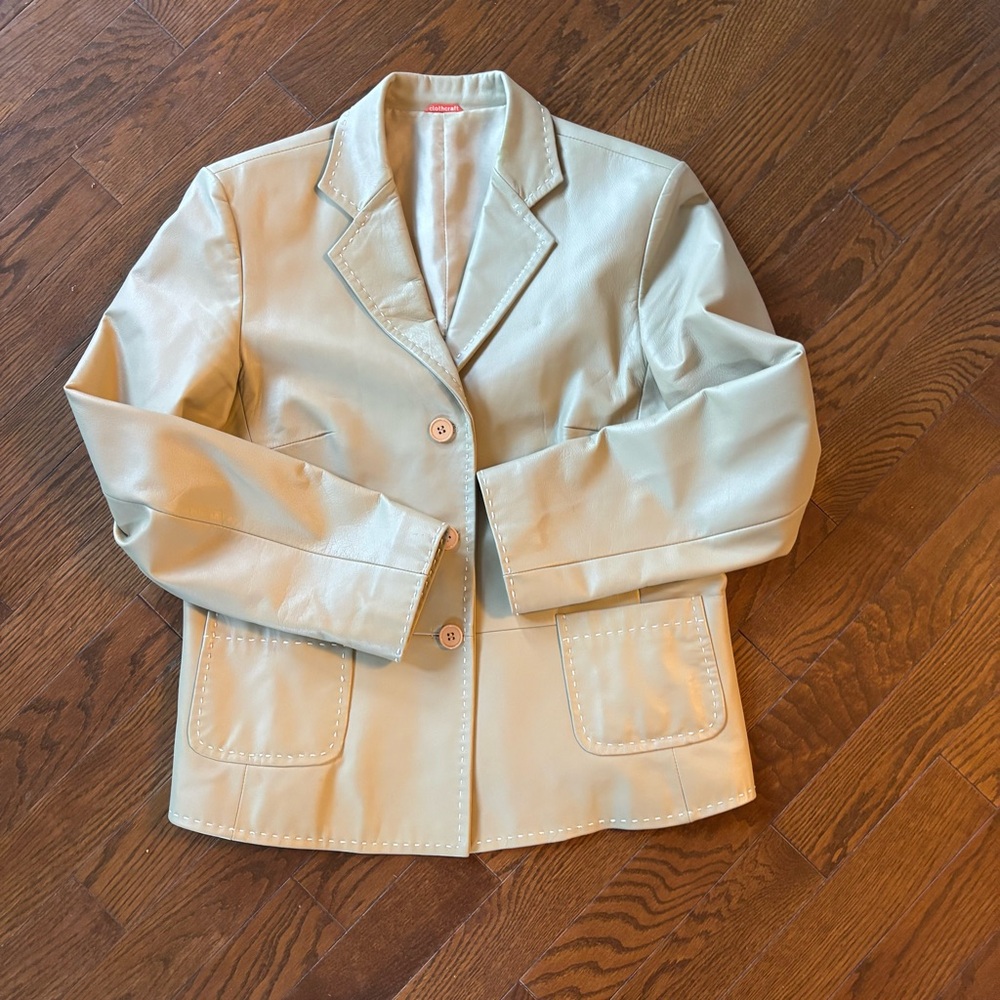 Women's Genuine Leather Blazer